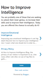 Mobile Screenshot of howtoimproveintelligence.blogspot.com