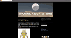 Desktop Screenshot of moonofbone.blogspot.com