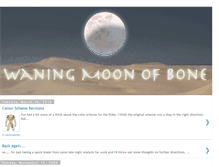 Tablet Screenshot of moonofbone.blogspot.com