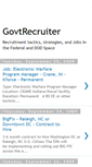 Mobile Screenshot of govtrecruiter.blogspot.com