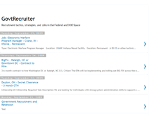 Tablet Screenshot of govtrecruiter.blogspot.com