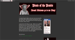 Desktop Screenshot of pirateoftheprairie.blogspot.com