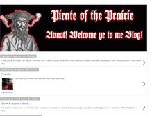 Tablet Screenshot of pirateoftheprairie.blogspot.com