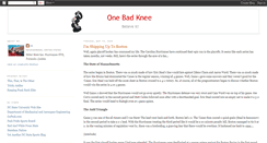 Desktop Screenshot of onebadknee.blogspot.com