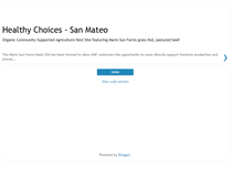 Tablet Screenshot of healthychoicesanmateo.blogspot.com