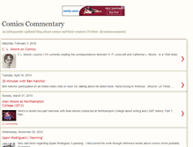 Tablet Screenshot of comicscommentary.blogspot.com