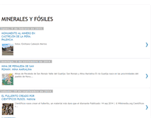 Tablet Screenshot of mineralesyfosiles.blogspot.com