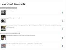 Tablet Screenshot of guatemalahomeschool.blogspot.com