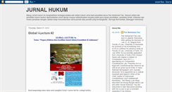 Desktop Screenshot of jurnalhukum.blogspot.com