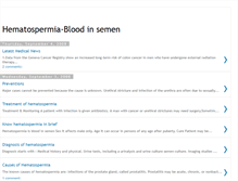 Tablet Screenshot of hematospermia-information.blogspot.com