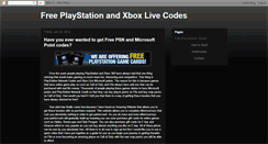 Desktop Screenshot of 4freepsncodes.blogspot.com