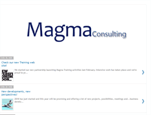 Tablet Screenshot of magmaconsulting.blogspot.com