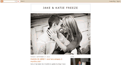 Desktop Screenshot of jakekatiefreeze.blogspot.com