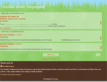 Tablet Screenshot of genildagestarlinguagem.blogspot.com