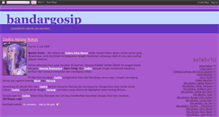 Desktop Screenshot of bandargosip.blogspot.com