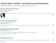 Tablet Screenshot of gestion-turismo-rural.blogspot.com