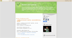 Desktop Screenshot of maratonandcaminata.blogspot.com