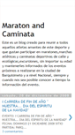 Mobile Screenshot of maratonandcaminata.blogspot.com
