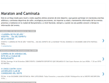 Tablet Screenshot of maratonandcaminata.blogspot.com