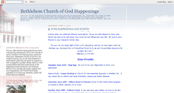 Desktop Screenshot of bethlehemchurchofgod.blogspot.com