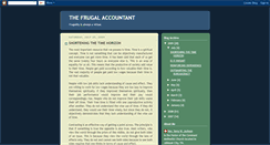 Desktop Screenshot of frugalaccountant.blogspot.com