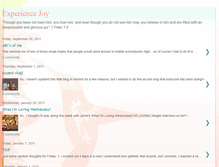 Tablet Screenshot of findinghisjoy.blogspot.com