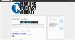 Desktop Screenshot of fantasyhockeynerd.blogspot.com