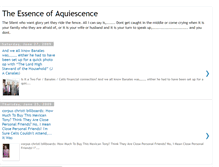 Tablet Screenshot of essenceofaquiescence.blogspot.com