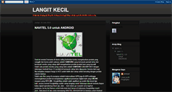 Desktop Screenshot of langit-kecil.blogspot.com