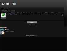 Tablet Screenshot of langit-kecil.blogspot.com