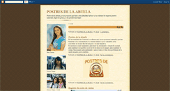 Desktop Screenshot of postresdelaabuela.blogspot.com
