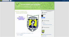 Desktop Screenshot of escuelaismaelcotofernandez.blogspot.com