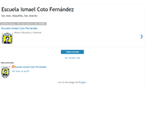 Tablet Screenshot of escuelaismaelcotofernandez.blogspot.com