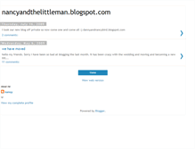 Tablet Screenshot of nancyandthelittleman.blogspot.com