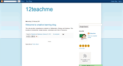 Desktop Screenshot of 12teachme.blogspot.com