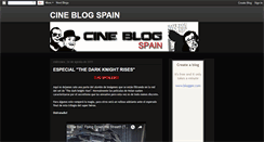 Desktop Screenshot of cineblogspain.blogspot.com