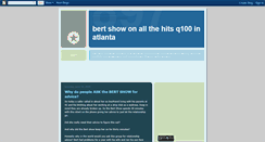 Desktop Screenshot of bertshow.blogspot.com