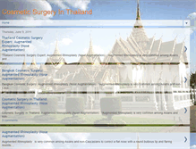 Tablet Screenshot of cosmeticsurgeryinthailandth.blogspot.com