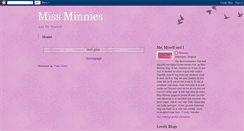 Desktop Screenshot of missminnies.blogspot.com