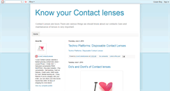 Desktop Screenshot of ilovecontactlenses.blogspot.com