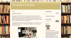 Desktop Screenshot of creatingincarolina.blogspot.com