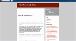 Desktop Screenshot of heal-mesothelioma.blogspot.com