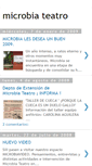 Mobile Screenshot of microbia-microbiateatro.blogspot.com