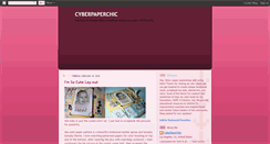 Desktop Screenshot of cyberpaperchic.blogspot.com