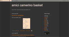 Desktop Screenshot of amicicamerinobasket.blogspot.com