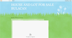 Desktop Screenshot of houseandlotforsalebulacan.blogspot.com