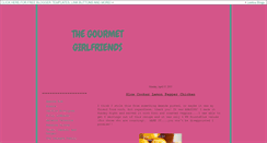 Desktop Screenshot of gourmetgirlfriends.blogspot.com