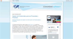 Desktop Screenshot of comunidadalphab-it.blogspot.com