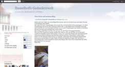 Desktop Screenshot of hasselhoffs-gedankenwelt.blogspot.com