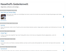 Tablet Screenshot of hasselhoffs-gedankenwelt.blogspot.com